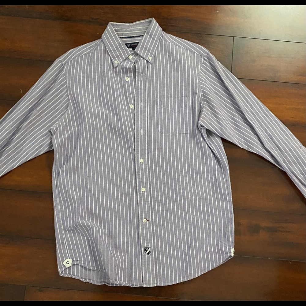 Daniel CREMIEUX Oxford button up. Men’s M. Light purple.